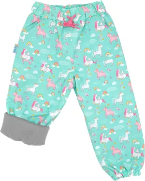 JAN & JUL Kids Toddlers Boys Girls Cozy Dry Water-Proof Rain Snow Pants