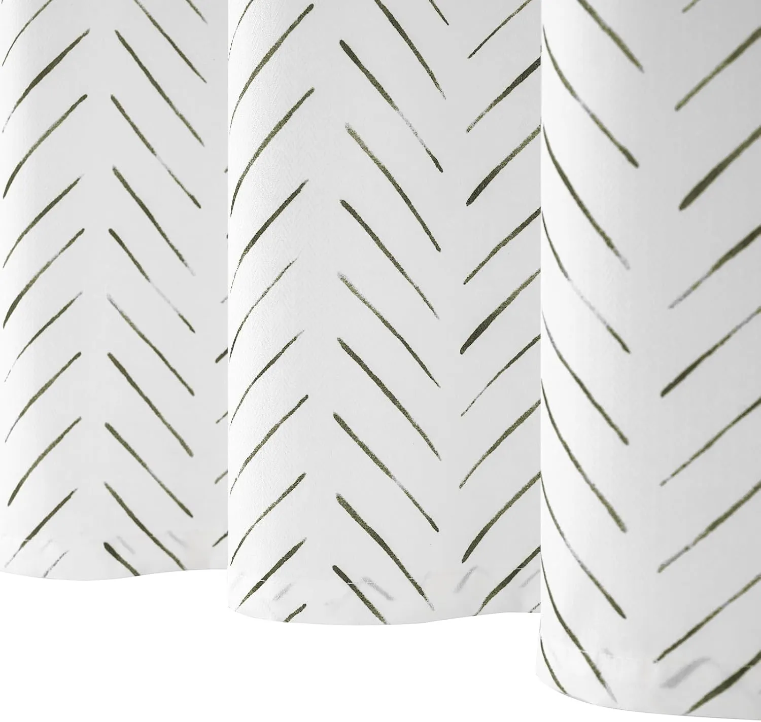 jinchan Black and White Shower Curtain Inky Herringbone Chevron Zig Zag Waterproof Fabric Modern Farmhouse Shower Curtains for Bathroom with 12 Hooks 70x72 Inches