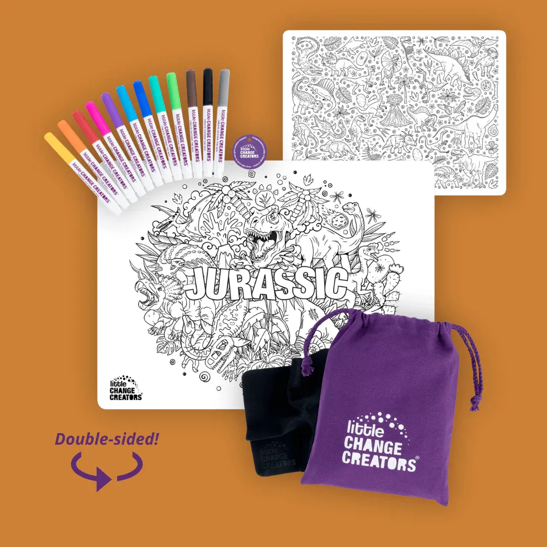 JURASSIC Re-FUN-able™ Colouring Set