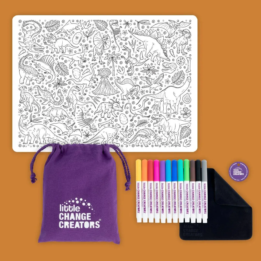 JURASSIC Re-FUN-able™ Colouring Set