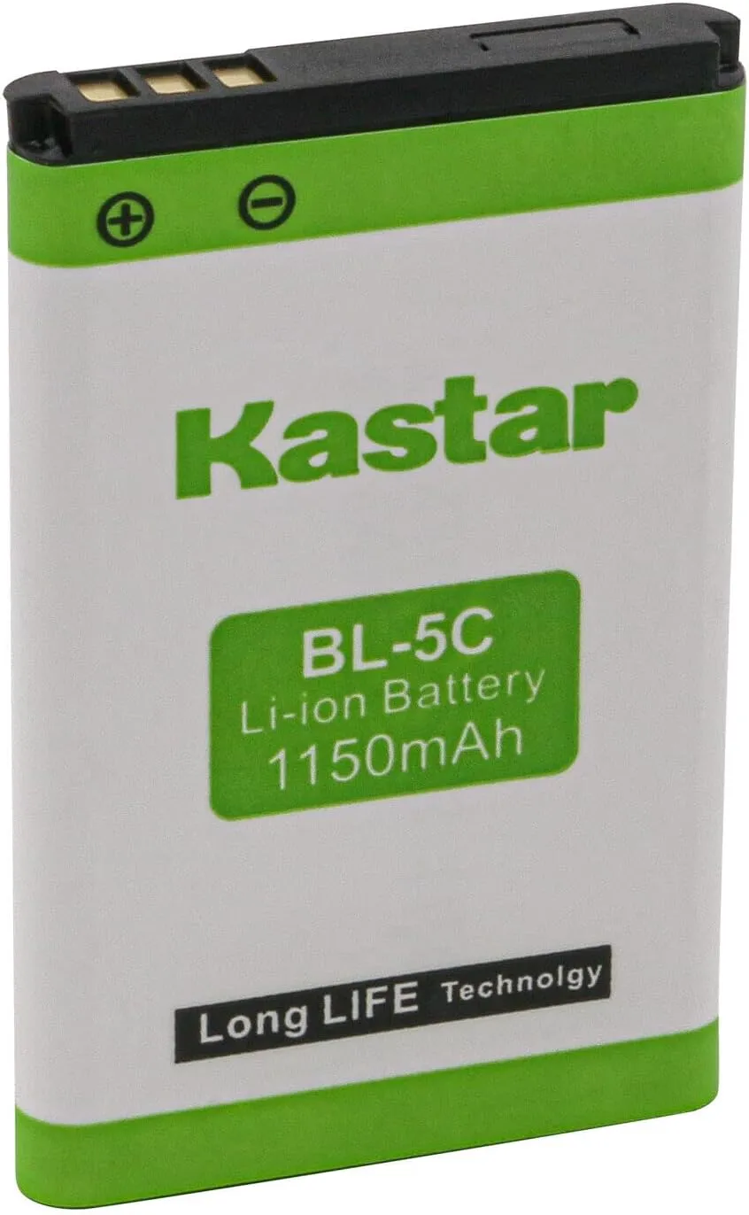 Kastar BL-5C Battery 4-Pack Replacement for RTX 8630, RTX 8830, Snom M65, Snom M85, T-Com Octophone 8232, T-Com Octophone 8242, T-Com Sinus A806, Tecsun ICR-100, Agfeo DECT 60, Agfeo DECT 60 IP