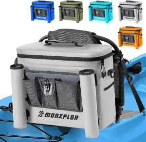 Kayak Cooler,Waterproof Kayak Seat Back Cooler for Kayaking,Kayak Accessories Cooler Bag,Protable Ice Chest,Beach Cooler,Travel Cooler for Camping or Lunch Bag