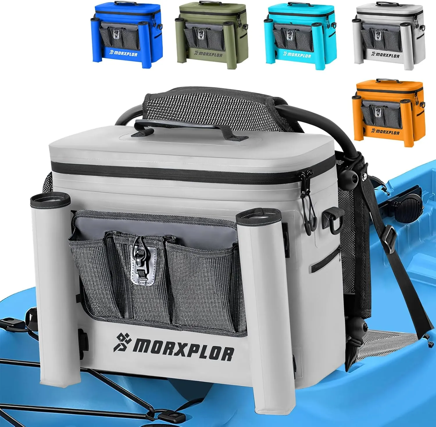 Kayak Cooler,Waterproof Kayak Seat Back Cooler for Kayaking,Kayak Accessories Cooler Bag,Protable Ice Chest,Beach Cooler,Travel Cooler for Camping or Lunch Bag