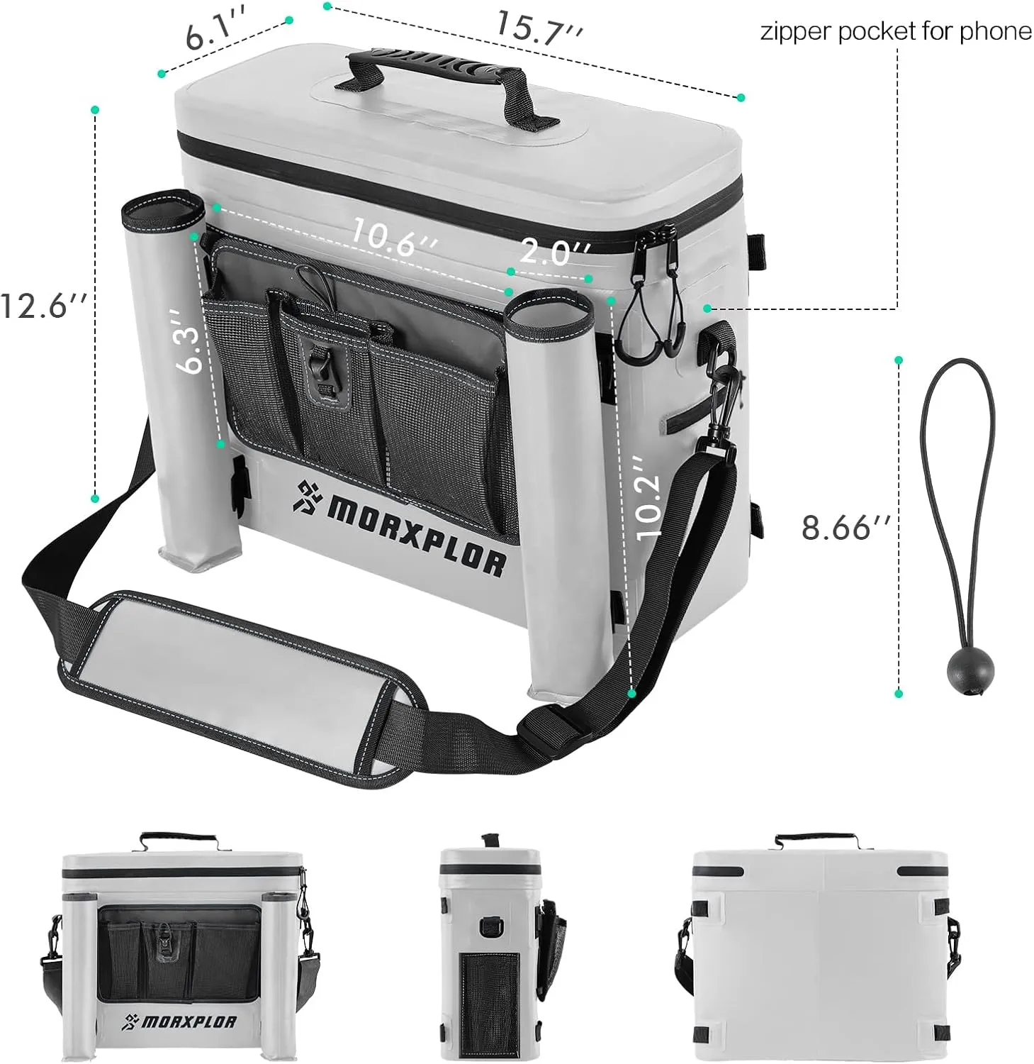 Kayak Cooler,Waterproof Kayak Seat Back Cooler for Kayaking,Kayak Accessories Cooler Bag,Protable Ice Chest,Beach Cooler,Travel Cooler for Camping or Lunch Bag