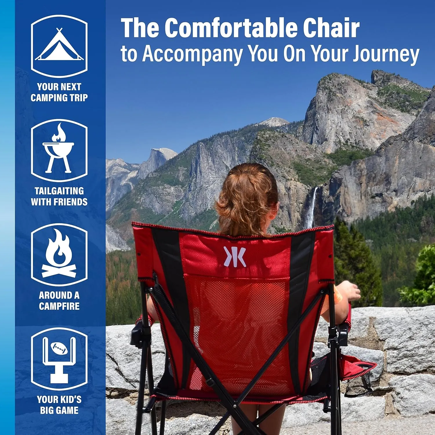 Kijaro Dual Lock Portable Camping Chairs - Enjoy the Outdoors with a Versatile Folding Chair, Sports Chair, Outdoor Chair & Lawn Chair - Dual Lock Feature Locks Position – Jasper Green