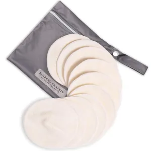Kindred Bravely Organic Reusable Nursing Pads, Washable, for Breastfeeding & Leaking with Carry Bag, 10 Pack (Twilight)