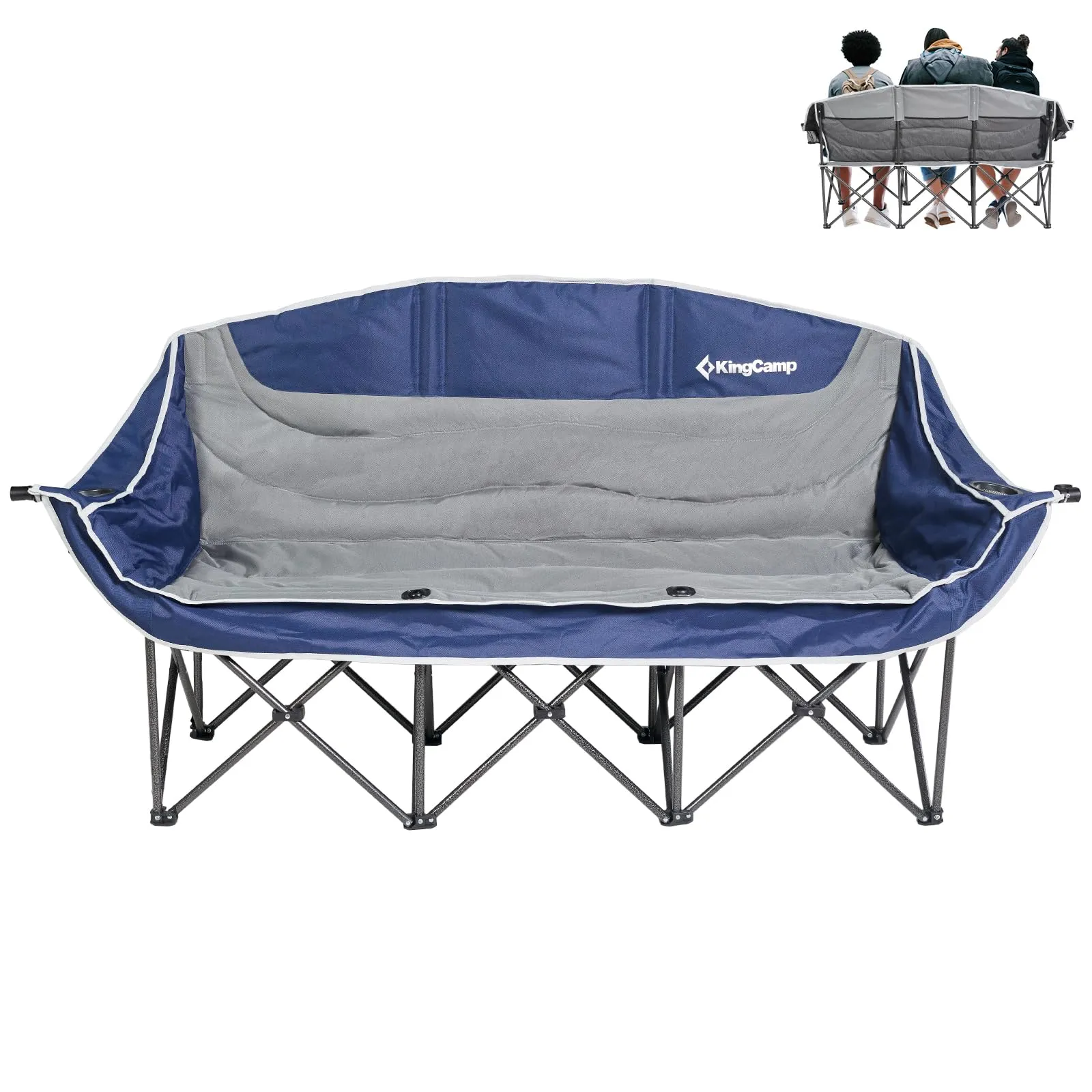 KingCamp CANNA C30 Trio Outdoor Loveseat Chair