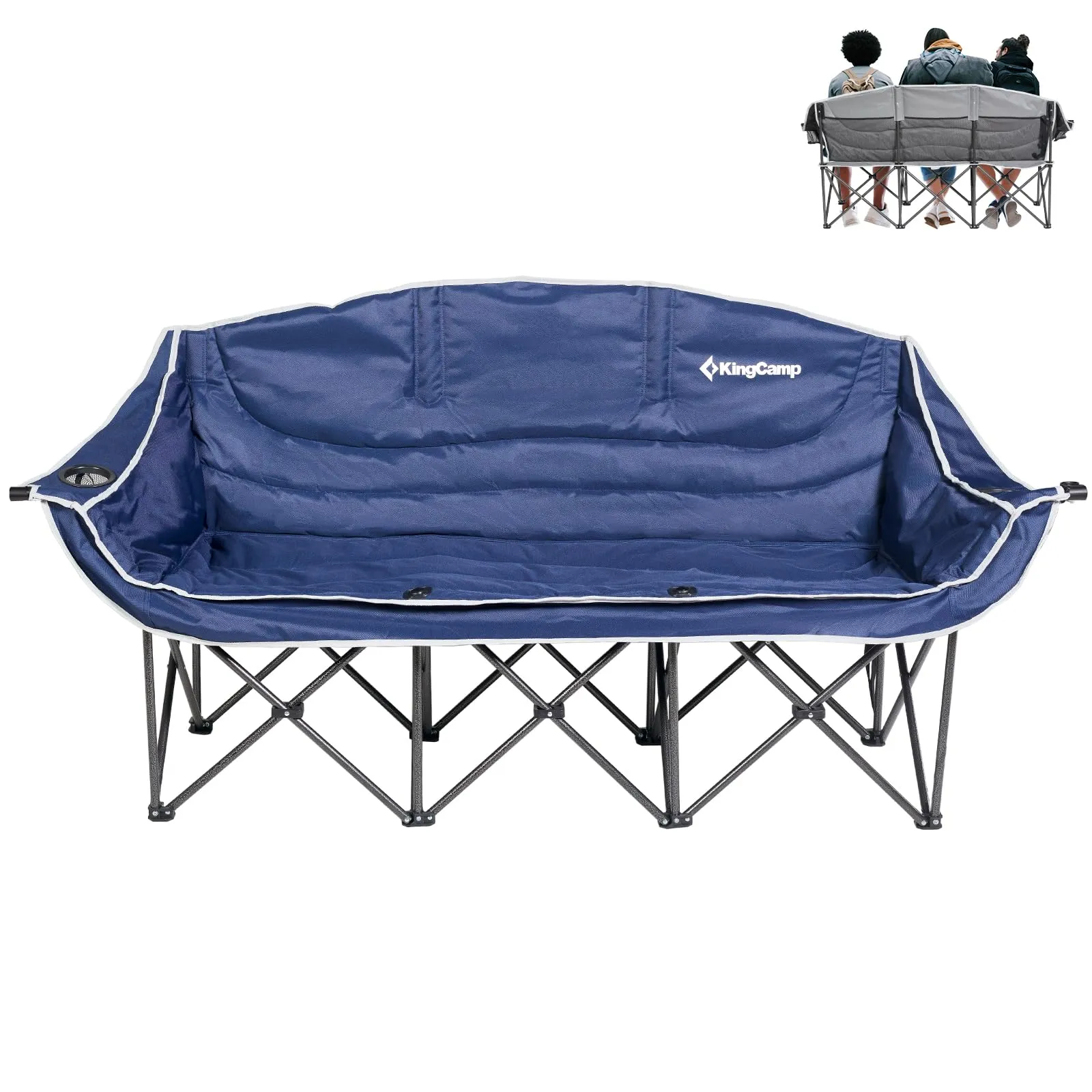 KingCamp CANNA C30 Trio Outdoor Loveseat Chair