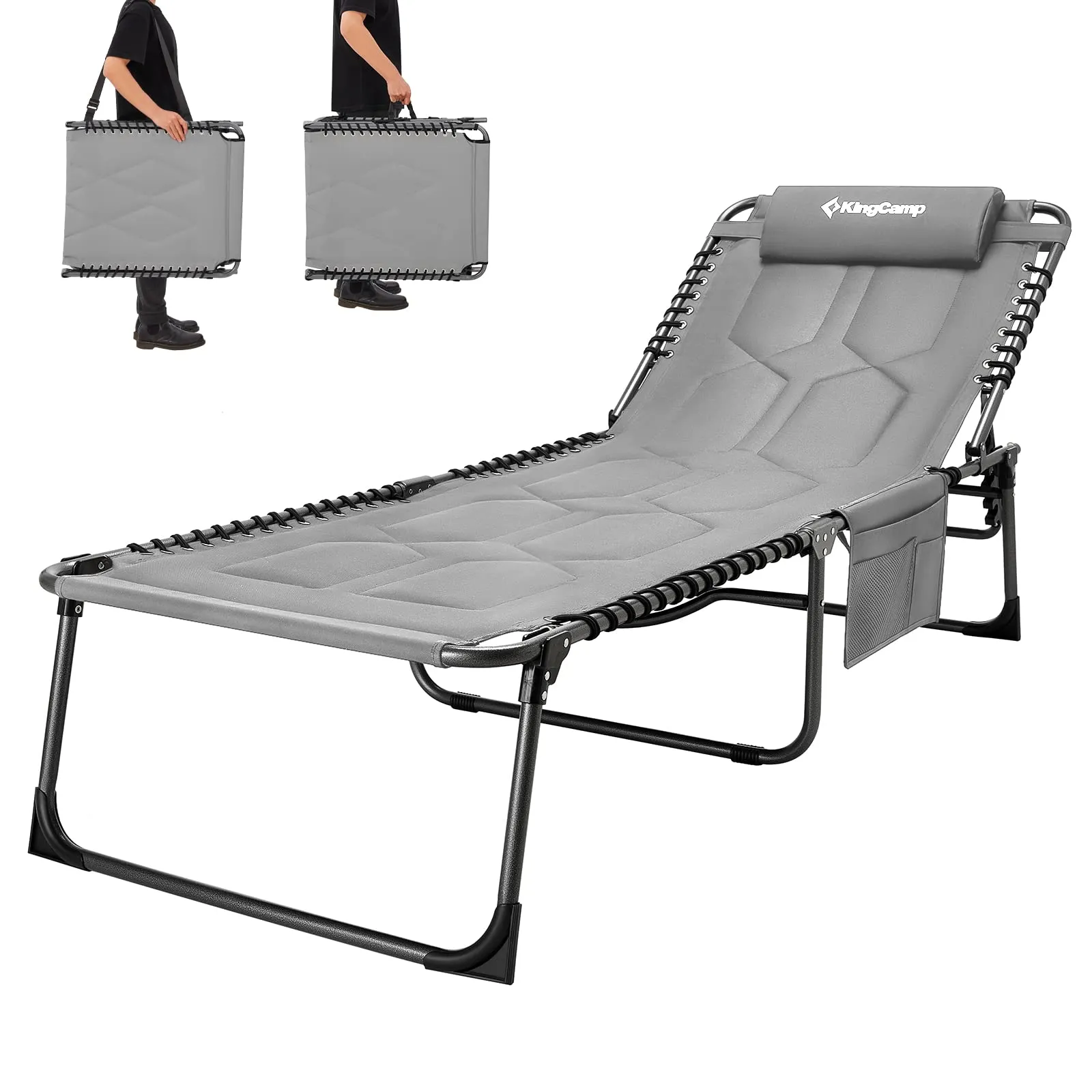 KingCamp Oversize Comfort 3-folding Lounge Chair