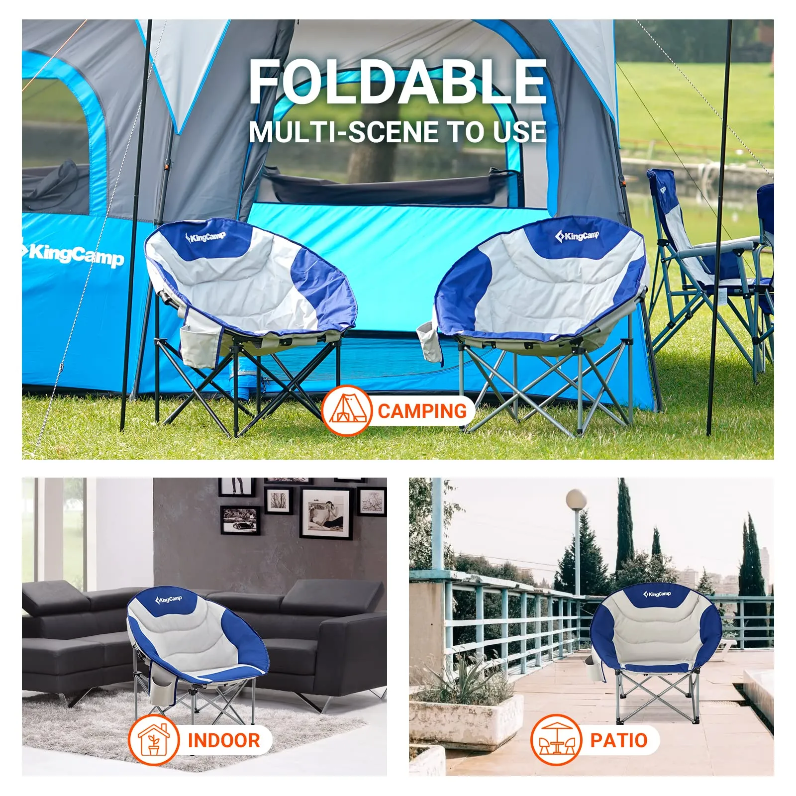 KingCamp Saucer Chair Camping Chair