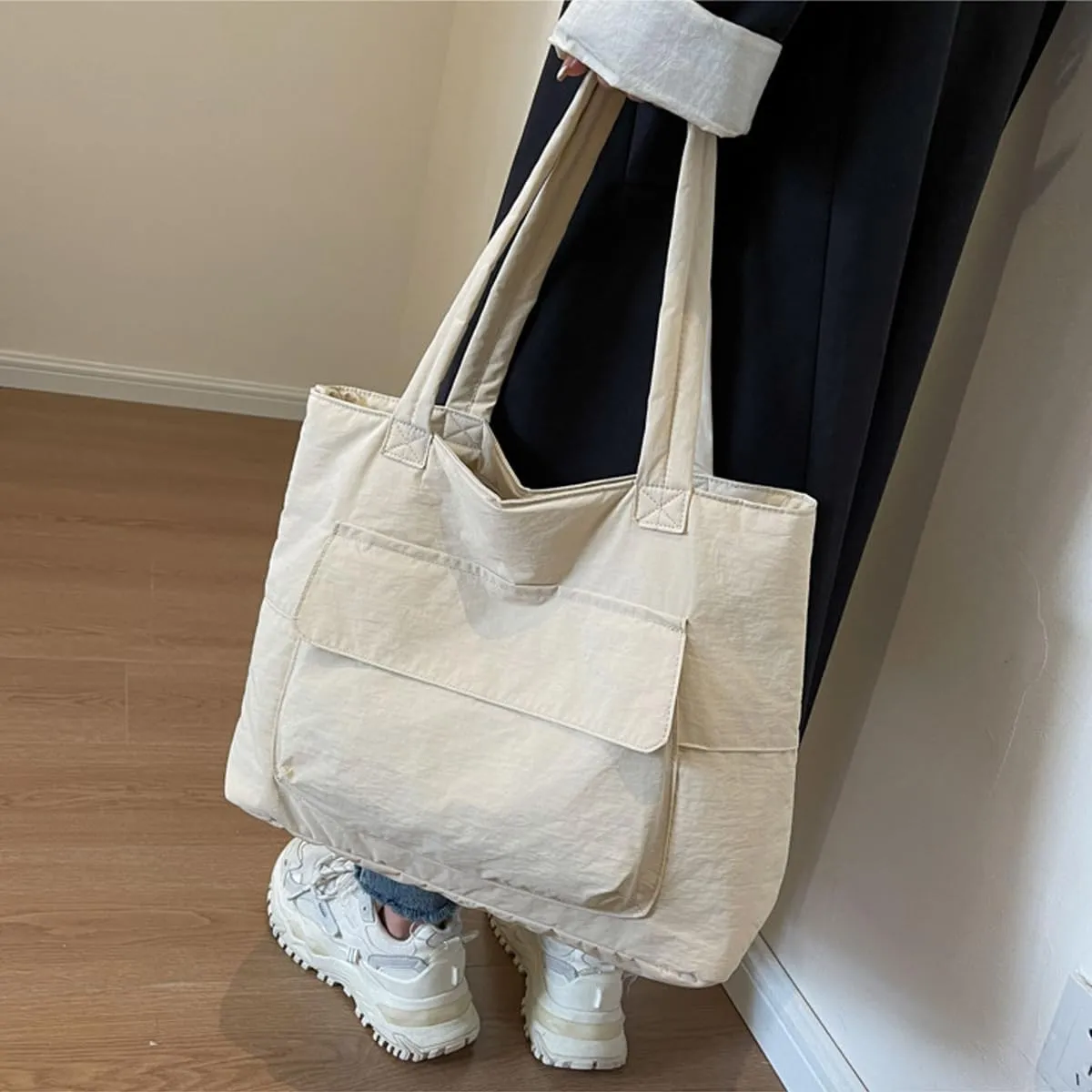 Korean version Japanese women's handbag Women's casual high-capacity commuting nylon shoulder bag