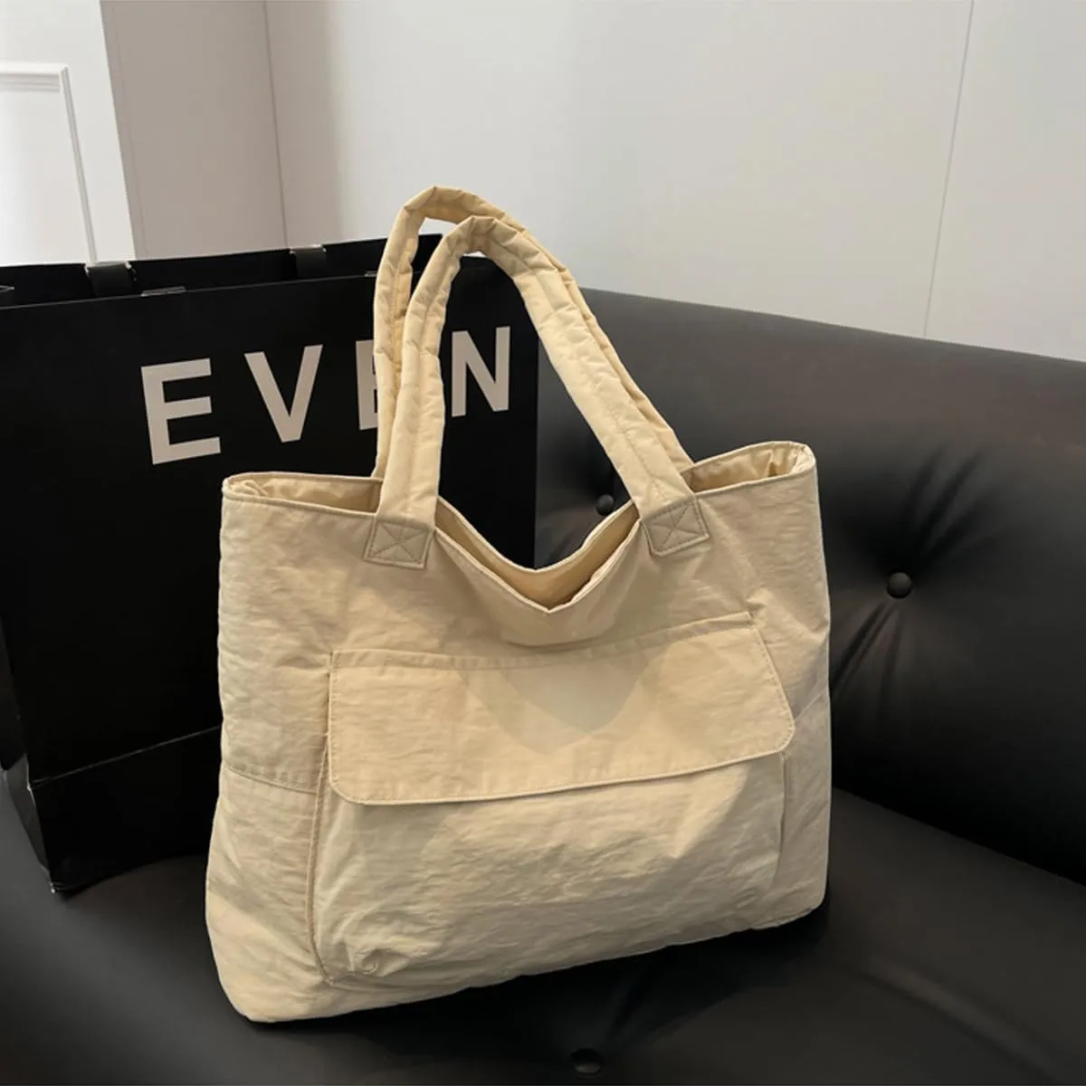 Korean version Japanese women's handbag Women's casual high-capacity commuting nylon shoulder bag