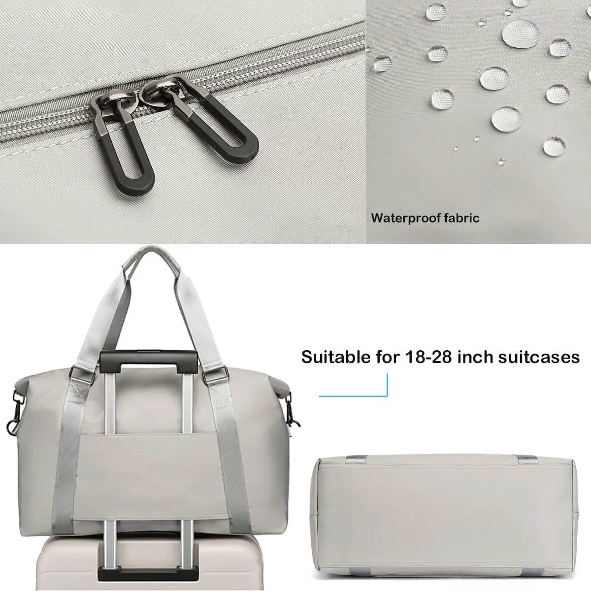 Large Capacity Portable Short Distance Travel Bag for Women, Fashionable, Lightweight, Waterproof Luggage Bag for Men
