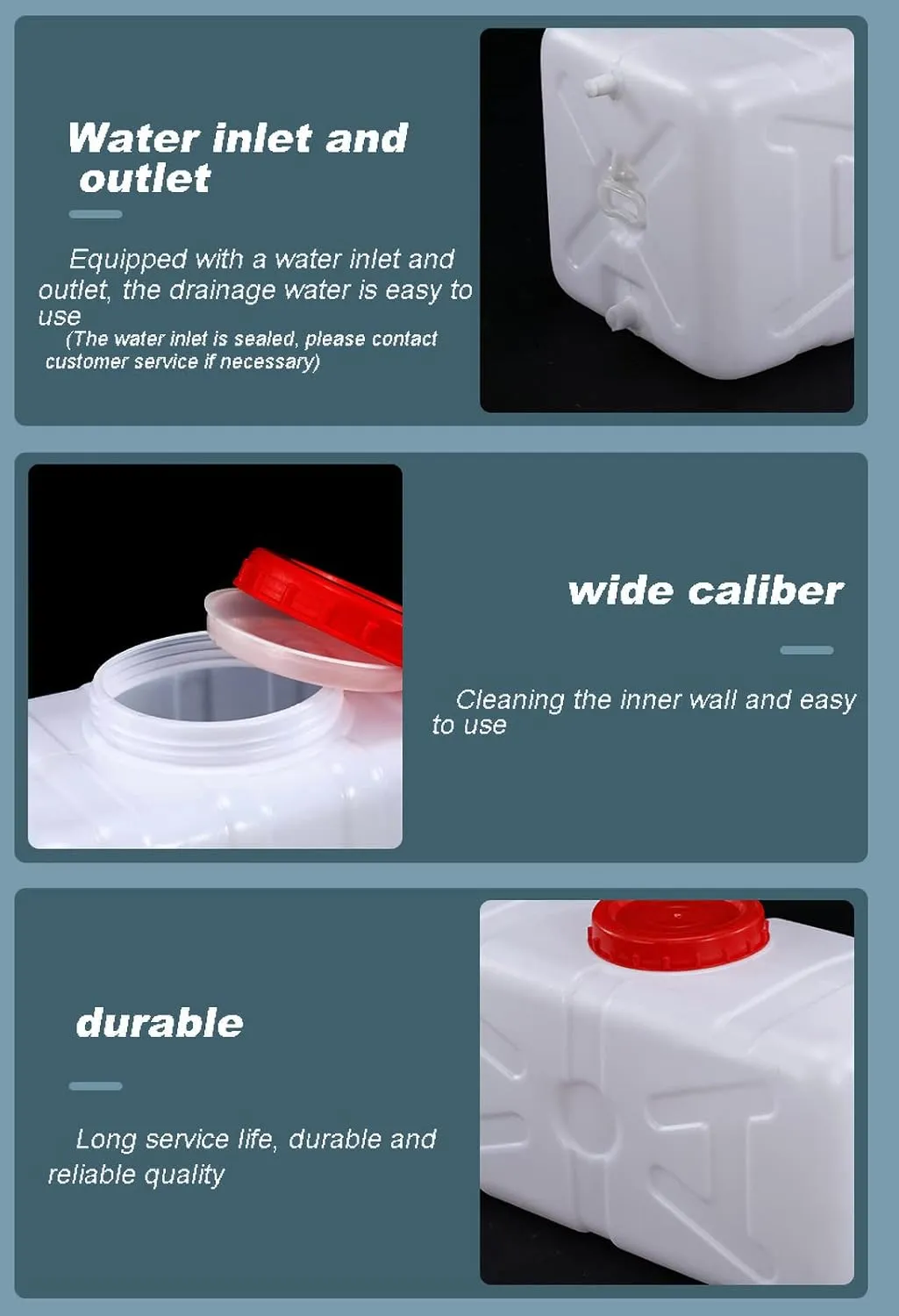 Large Water Tank With Faucet, Camping Water Truck, Portable Water Bucket, Emergency Water Storage Tank, Water Container, Water Tank, Car, Outdoor, Hiking, Fishing, Mountain Climbing, Picn(Color:75L)