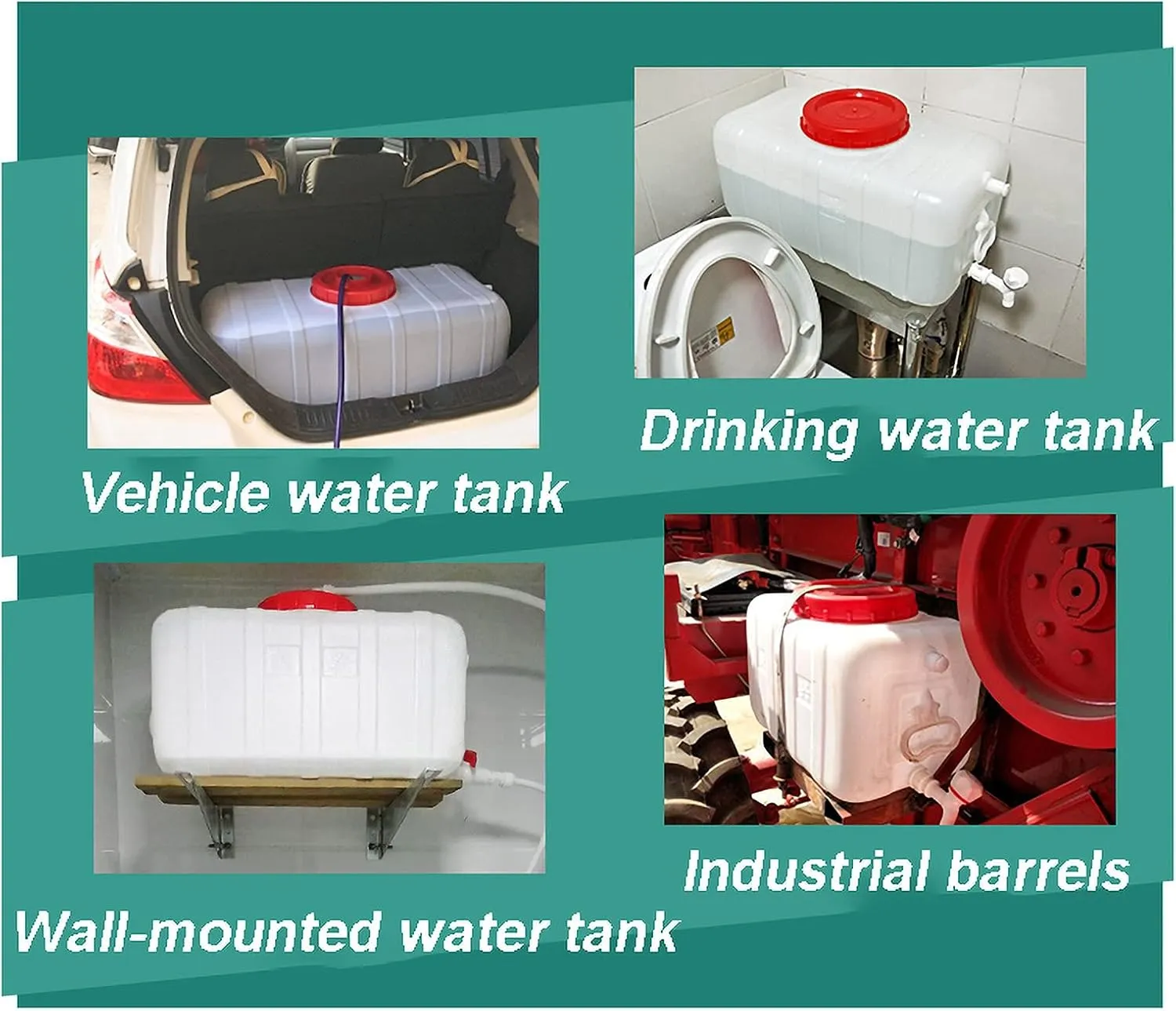 Large Water Tank With Faucet, Camping Water Truck, Portable Water Bucket, Emergency Water Storage Tank, Water Container, Water Tank, Car, Outdoor, Hiking, Fishing, Mountain Climbing, Picn(Color:75L)