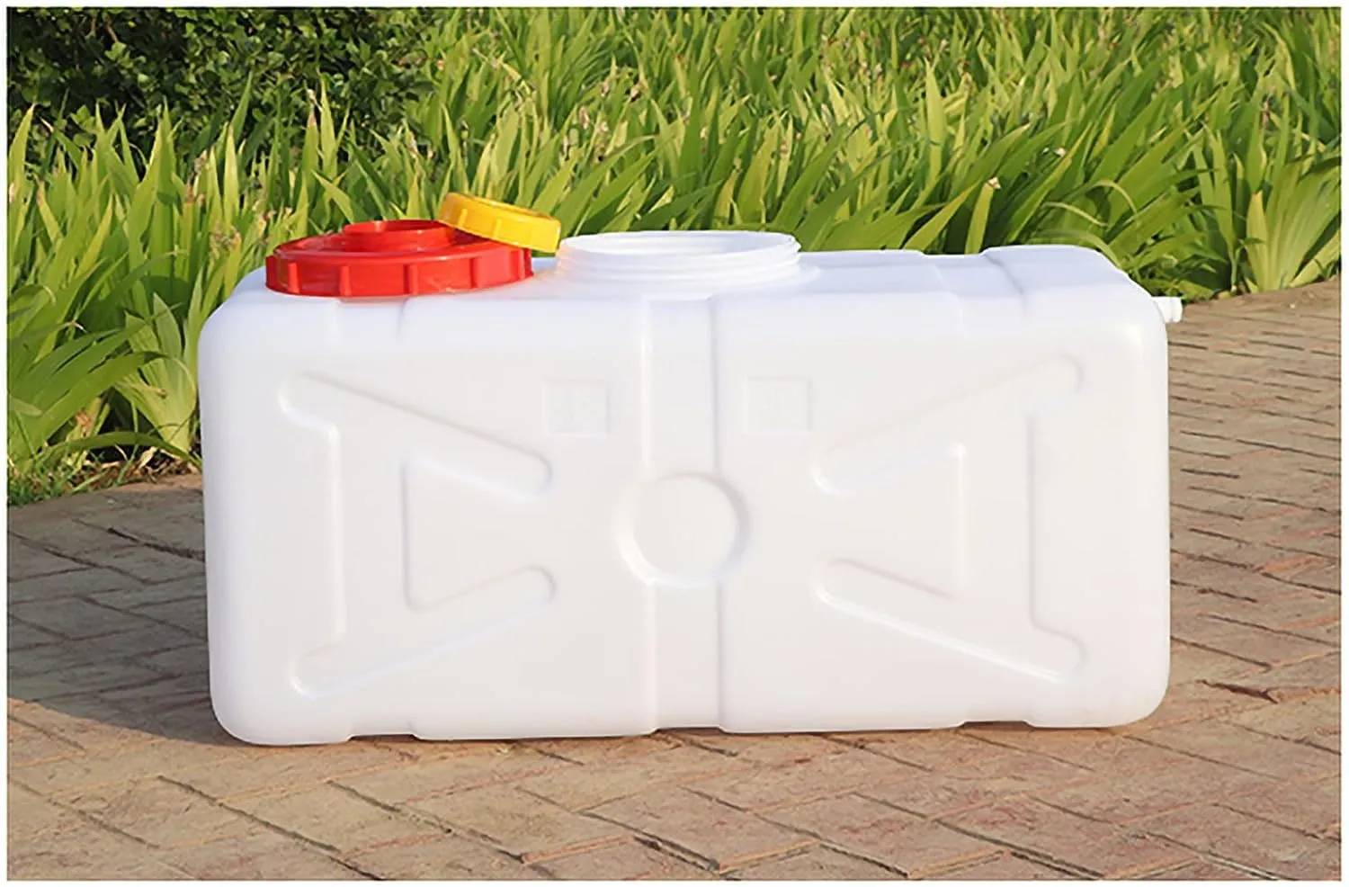 Large Water Tank With Faucet, Camping Water Truck, Portable Water Bucket, Emergency Water Storage Tank, Water Container, Water Tank, Car, Outdoor, Hiking, Fishing, Mountain Climbing, Picn(Color:75L)
