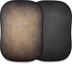 Lastolite Folding Background 1.5x2.1m Walnut / Pewter Portrait Studio Made in England LL LB5721