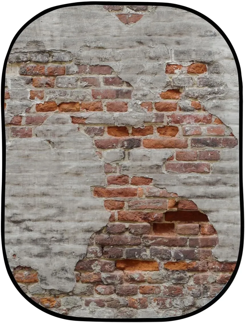Lastolite LL LB5713 5 x7 Feet Urban Collapsible (1.5x2.1m) Rusty Metal, Plaster Wall