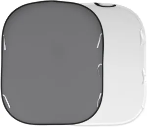 Lastolite LL LB67GW Reversible 6-Feetx7-Feet Plain Collapsible Background (White /Mid Gray)