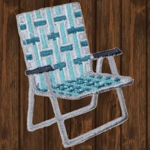 Lawn Chair Embroidered Patch — Iron On