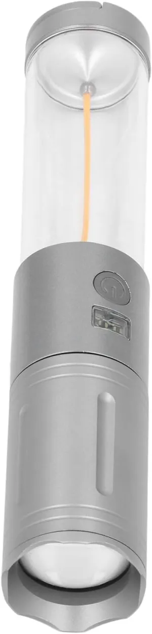 LED Bright Flashlight 5000lm Zoomable Beam 6 Light Modes Magnetic Rechargeable Aluminum Alloy Emergency Camping Outdoor