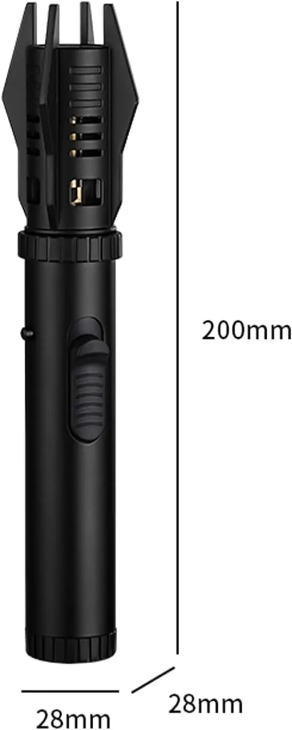 Lightsaber Torch Lighter, Black, Modern Style, Multi-Purpose, Aluminum Core, ABS Material
