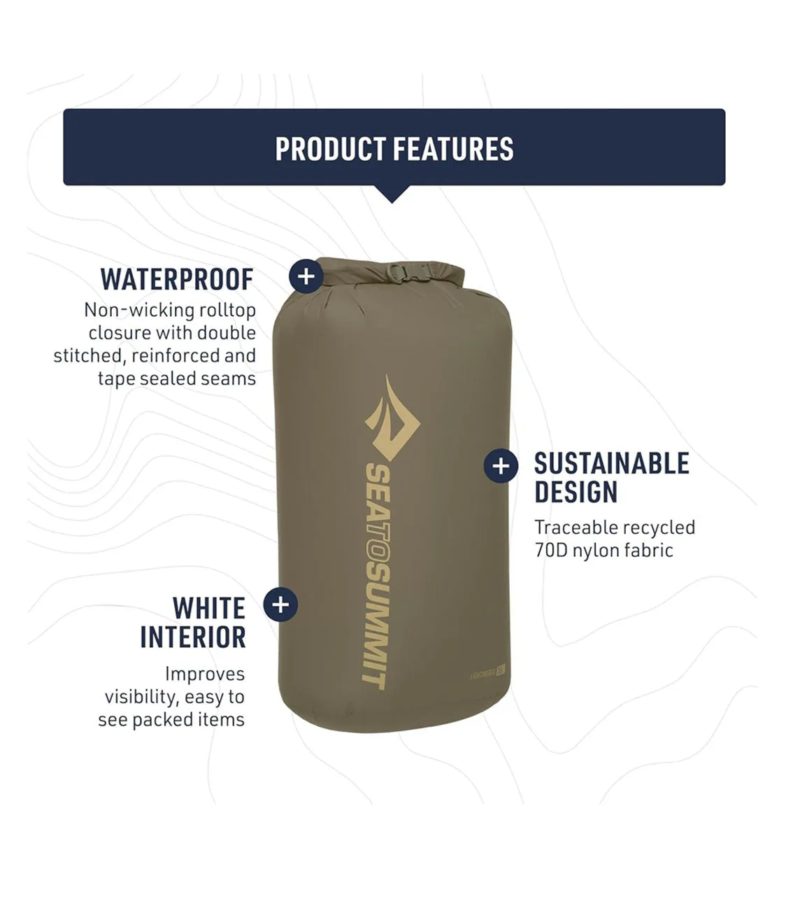 Lightweight Dry Bag 5 Litre - Beluga