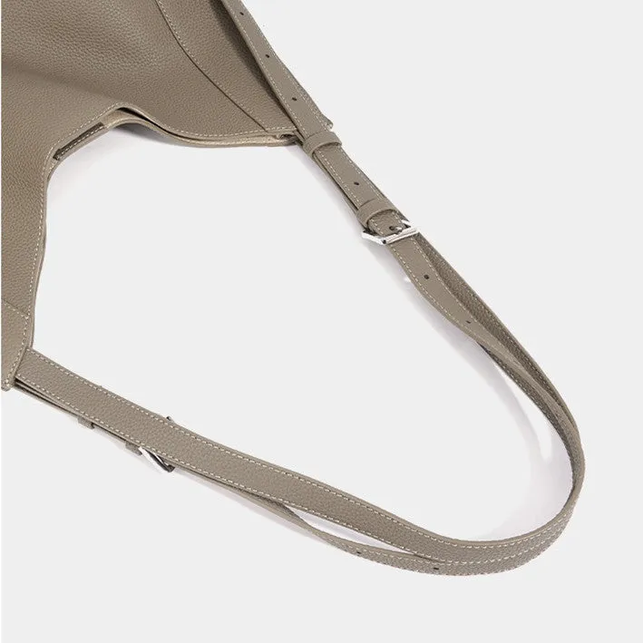 Lightweight Leather Shoulder Bag