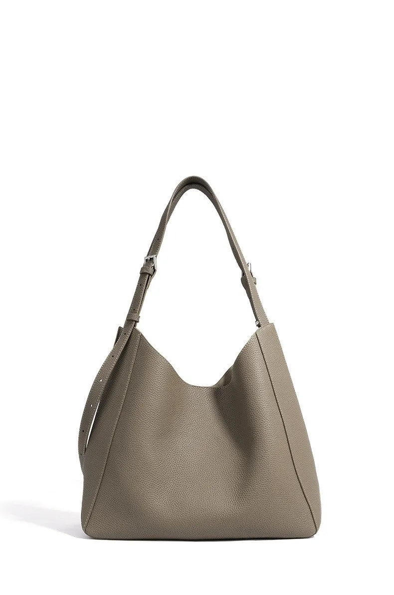 Lightweight Leather Shoulder Bag