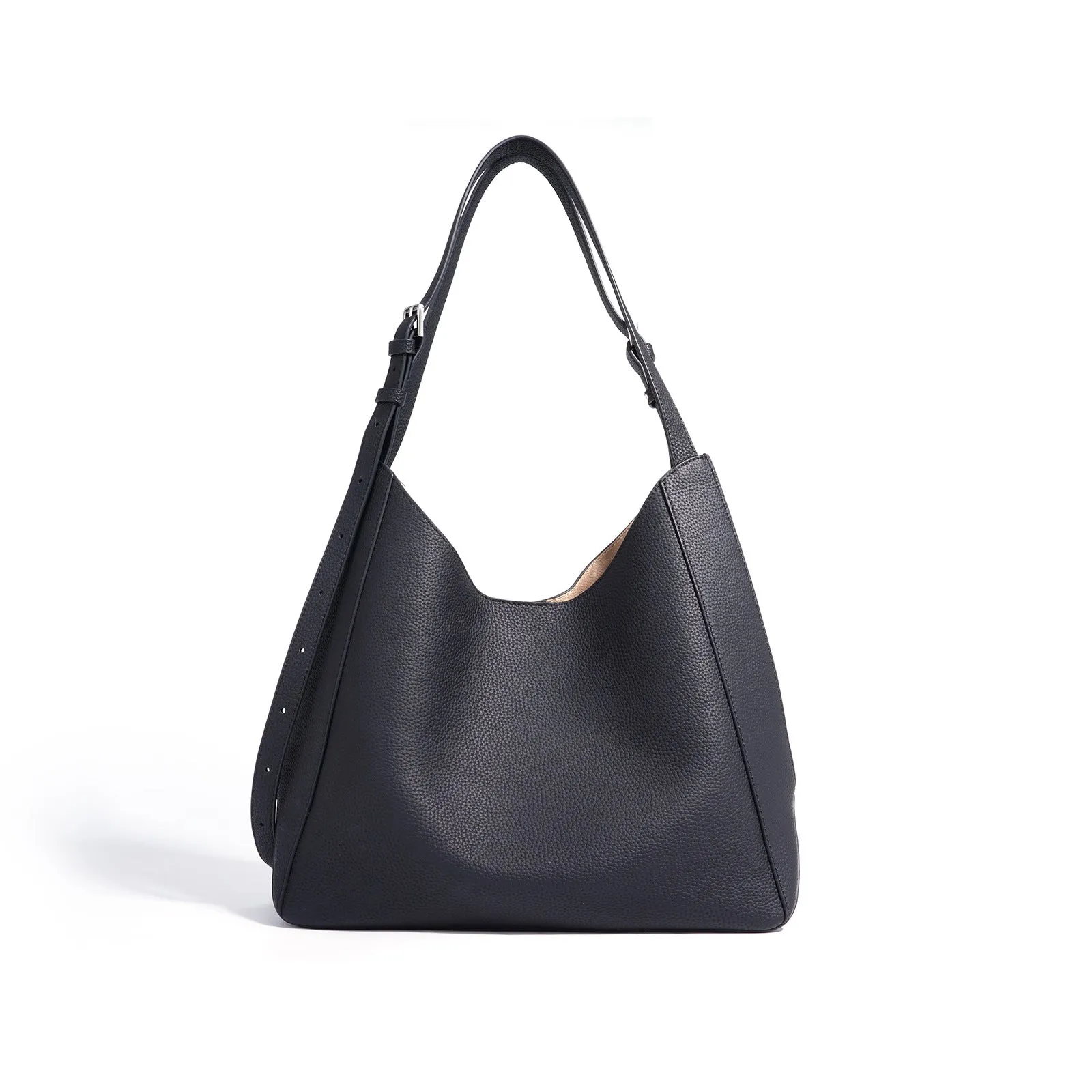 Lightweight Leather Shoulder Bag