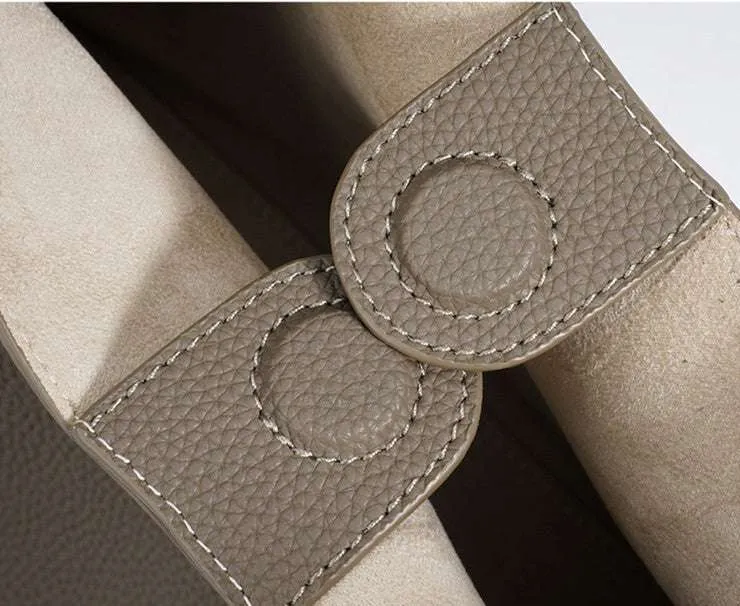 Lightweight Leather Shoulder Bag