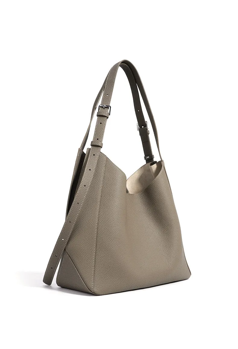 Lightweight Leather Shoulder Bag