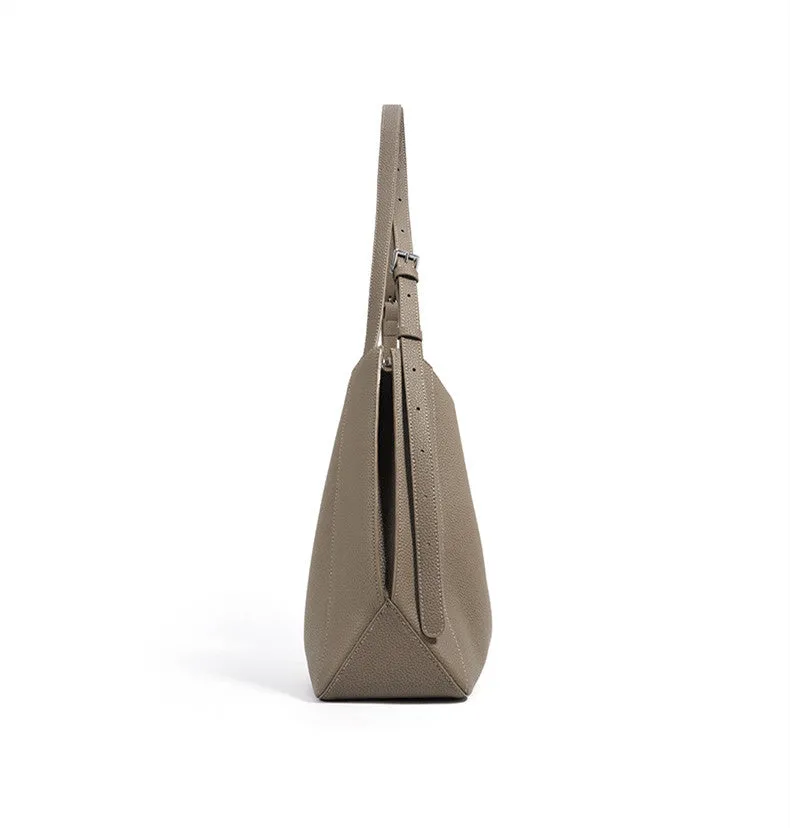 Lightweight Leather Shoulder Bag