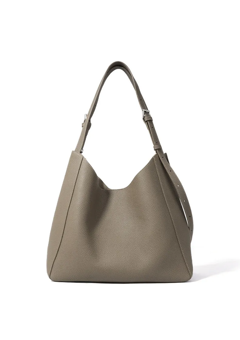 Lightweight Leather Shoulder Bag
