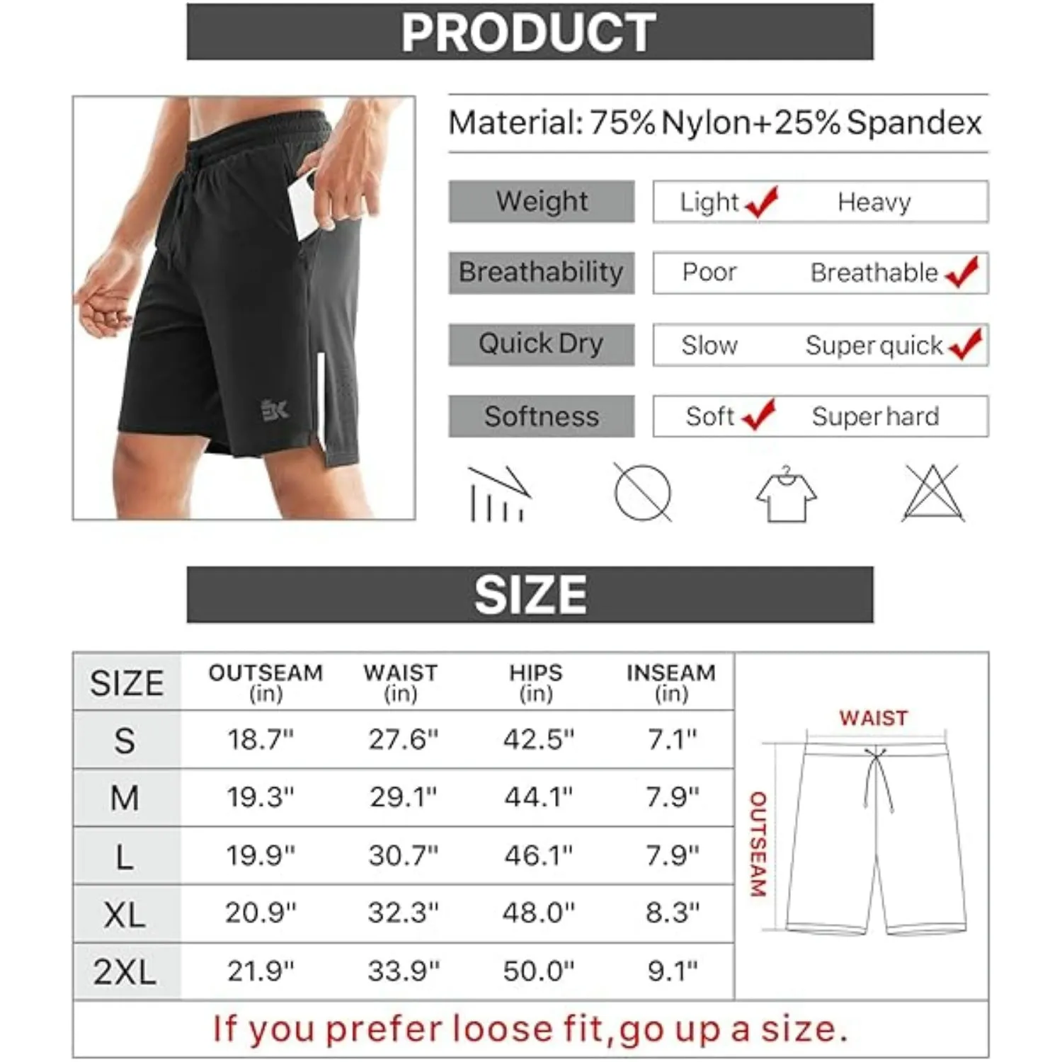 Lightweight Quick Dry Shorts
