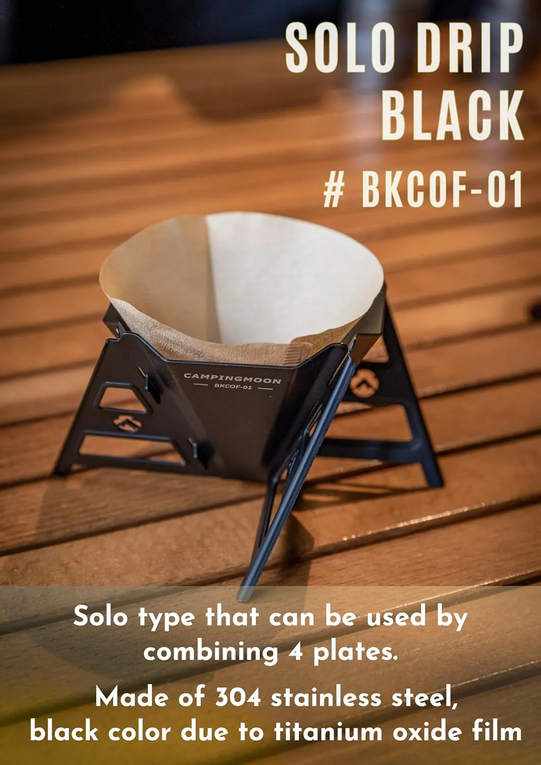Limited edition range Black Dripper Exclusive products BKCOF-01 Campingmoon