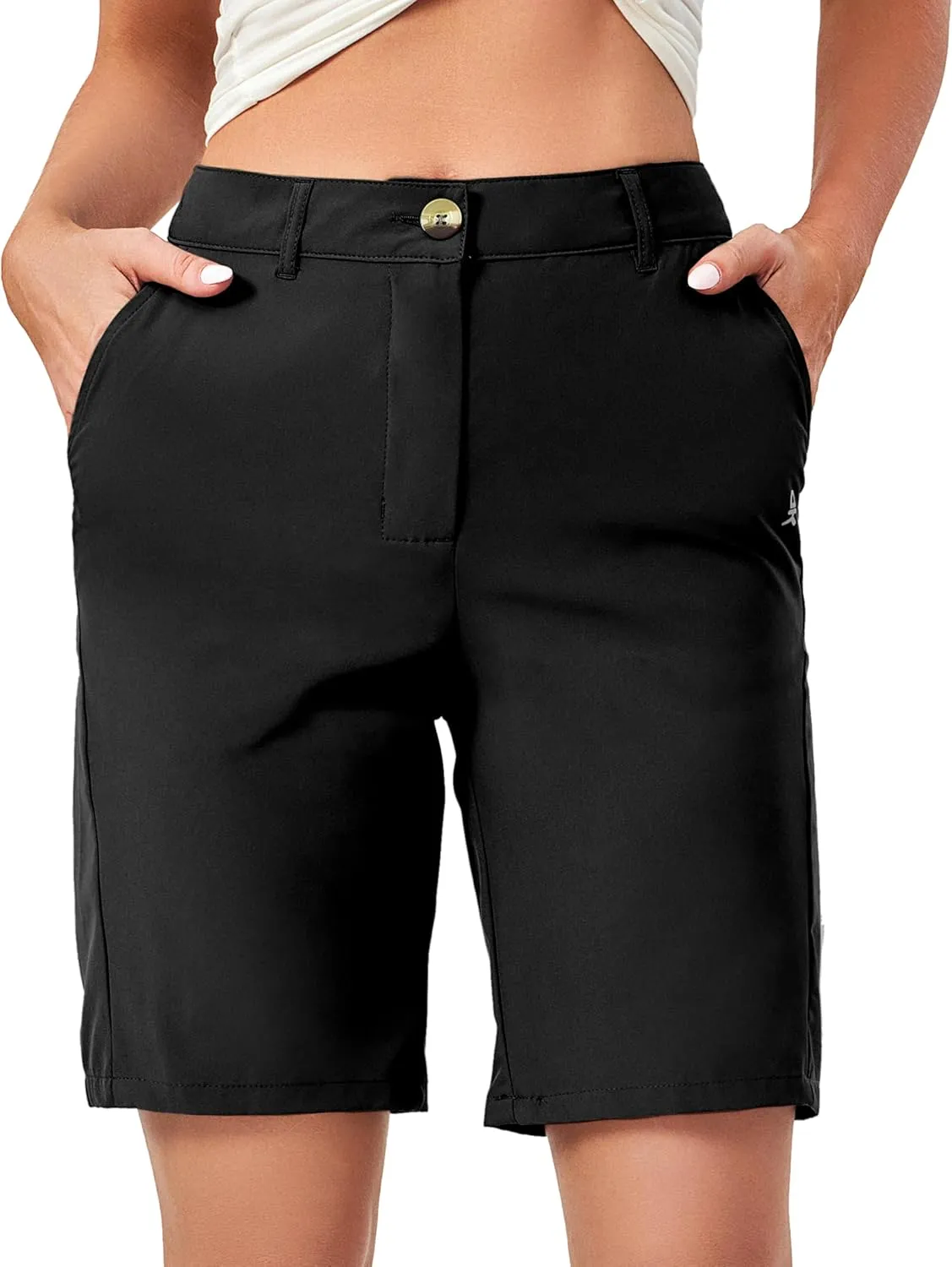 Little Donkey Andy Women's Hiking Shorts Lightweight Waterproof Bermuda Quick Dry Outdoor Pants for Running