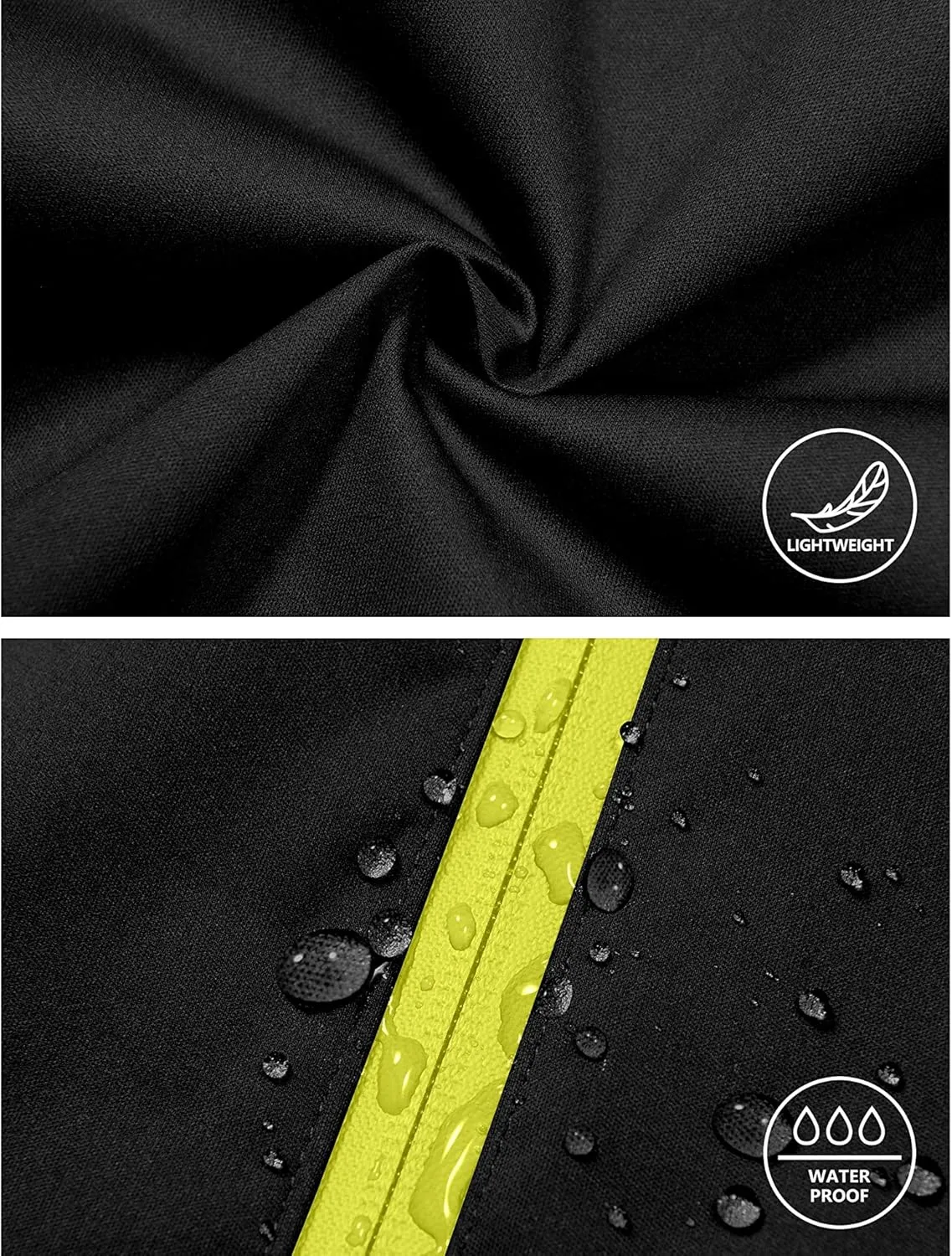 Little Donkey Andy Women's Lightweight Rain Cycling Stretch Jacket with Hood, Windproof and Waterproof, Ultralight Packable
