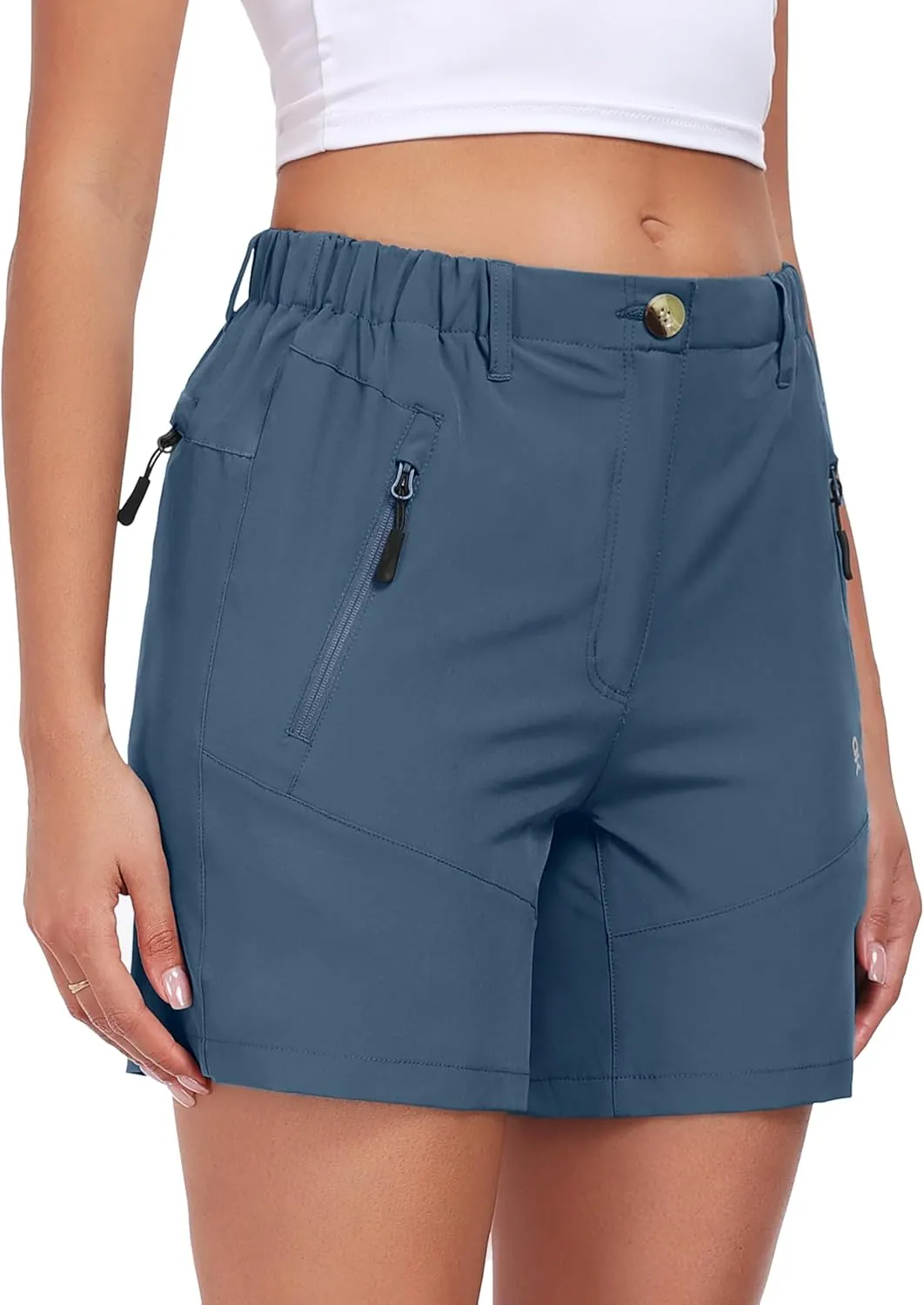 Little Donkey Andy Women's Quick Dry Lightweight Stretch Shorts Outdoor Short Active Hiking Golf