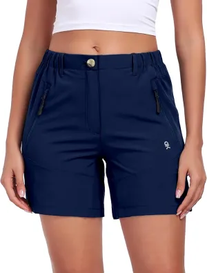Little Donkey Andy Women's Quick Dry Lightweight Stretch Shorts Outdoor Short Active Hiking Golf