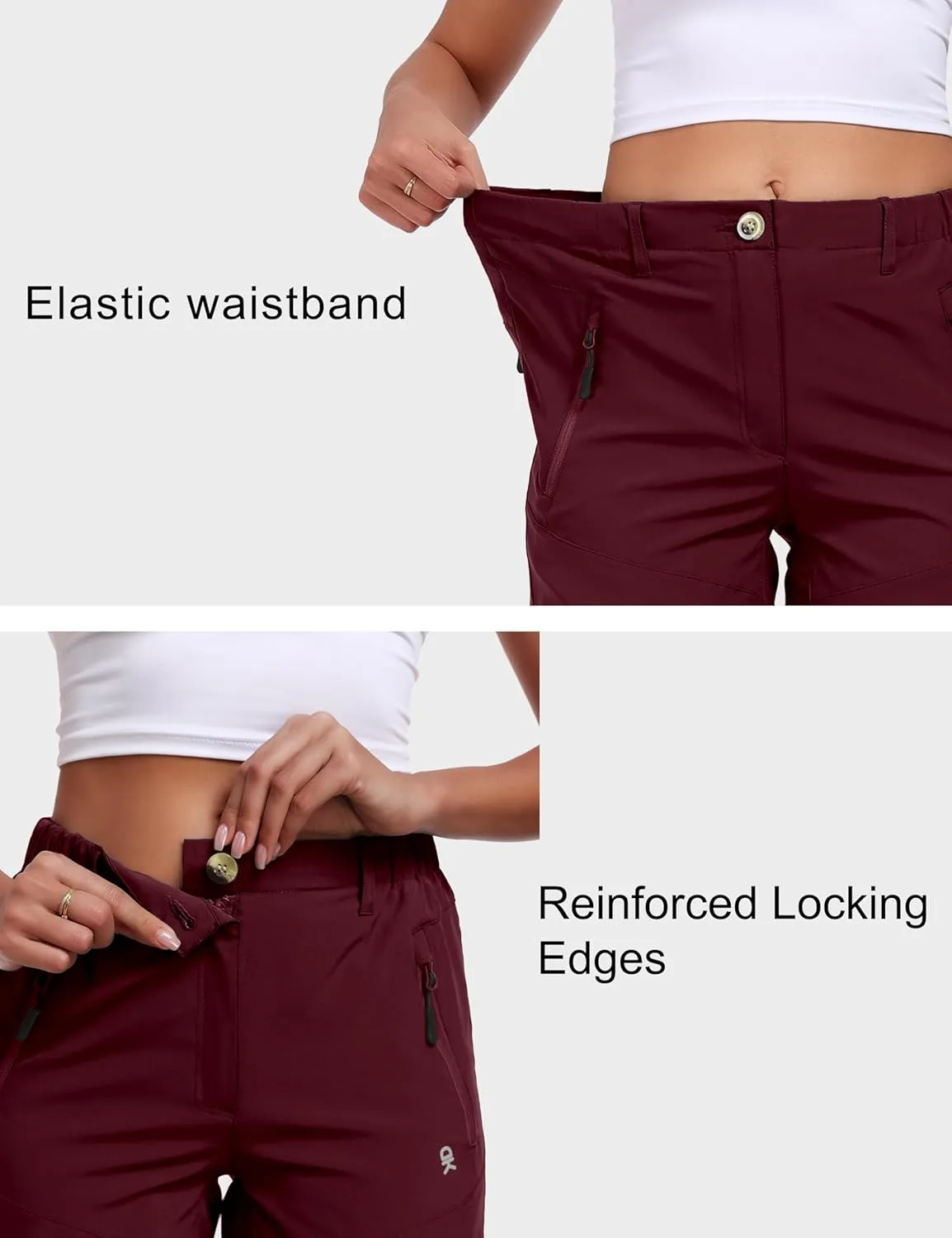 Little Donkey Andy Women's Quick Dry Lightweight Stretch Shorts Outdoor Short Active Hiking Golf