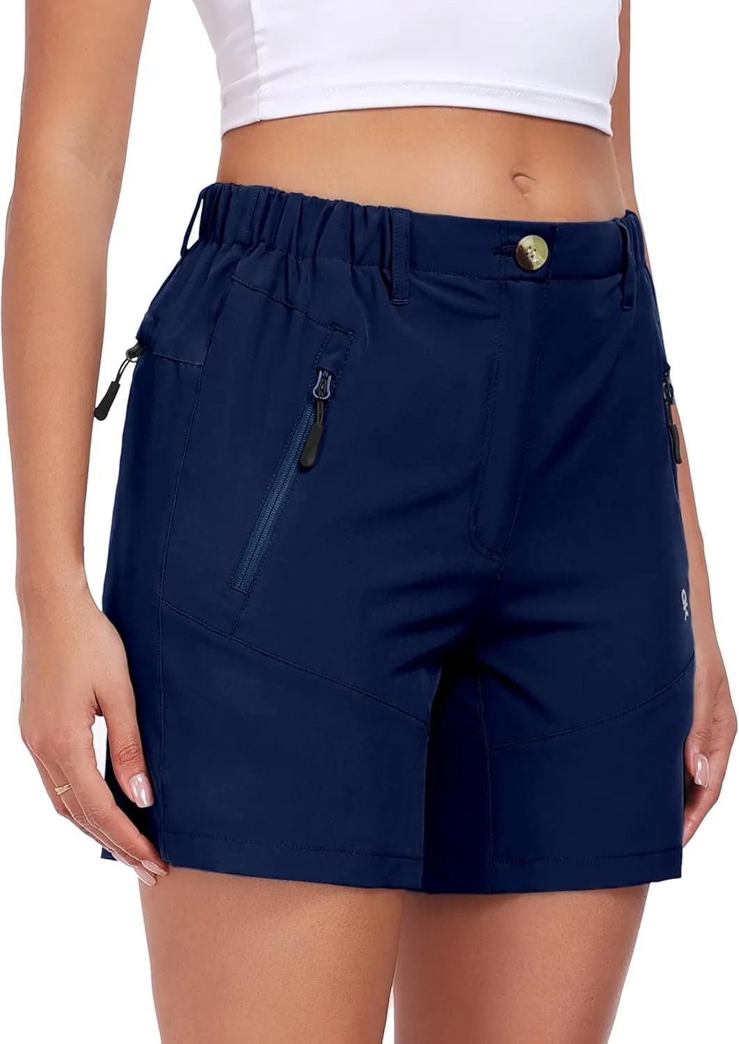 Little Donkey Andy Women's Quick Dry Lightweight Stretch Shorts Outdoor Short Active Hiking Golf
