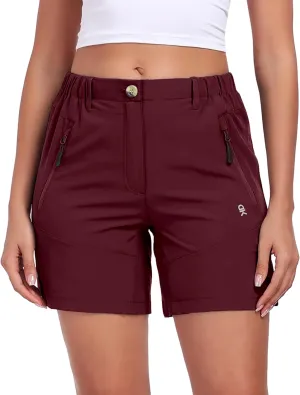 Little Donkey Andy Women's Quick Dry Lightweight Stretch Shorts Outdoor Short Active Hiking Golf