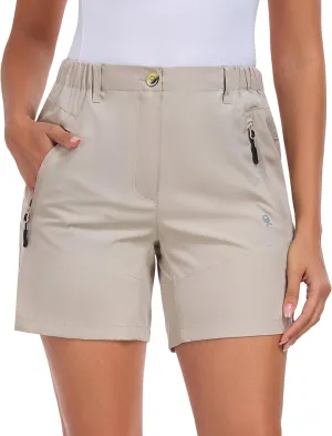 Little Donkey Andy Women's Quick Dry Lightweight Stretch Shorts Outdoor Short Active Hiking Golf