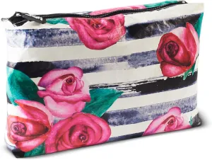 L'OLGA COLLECTION Mid Pouch|Lightweight Reusable Makeup Pouch, Toiletries |Splash-proof Cosmetic Bag, Packable & Travel Waterproof Beach Swimsuit Bathing Suit Bikini Zipper Pouch Gift for her