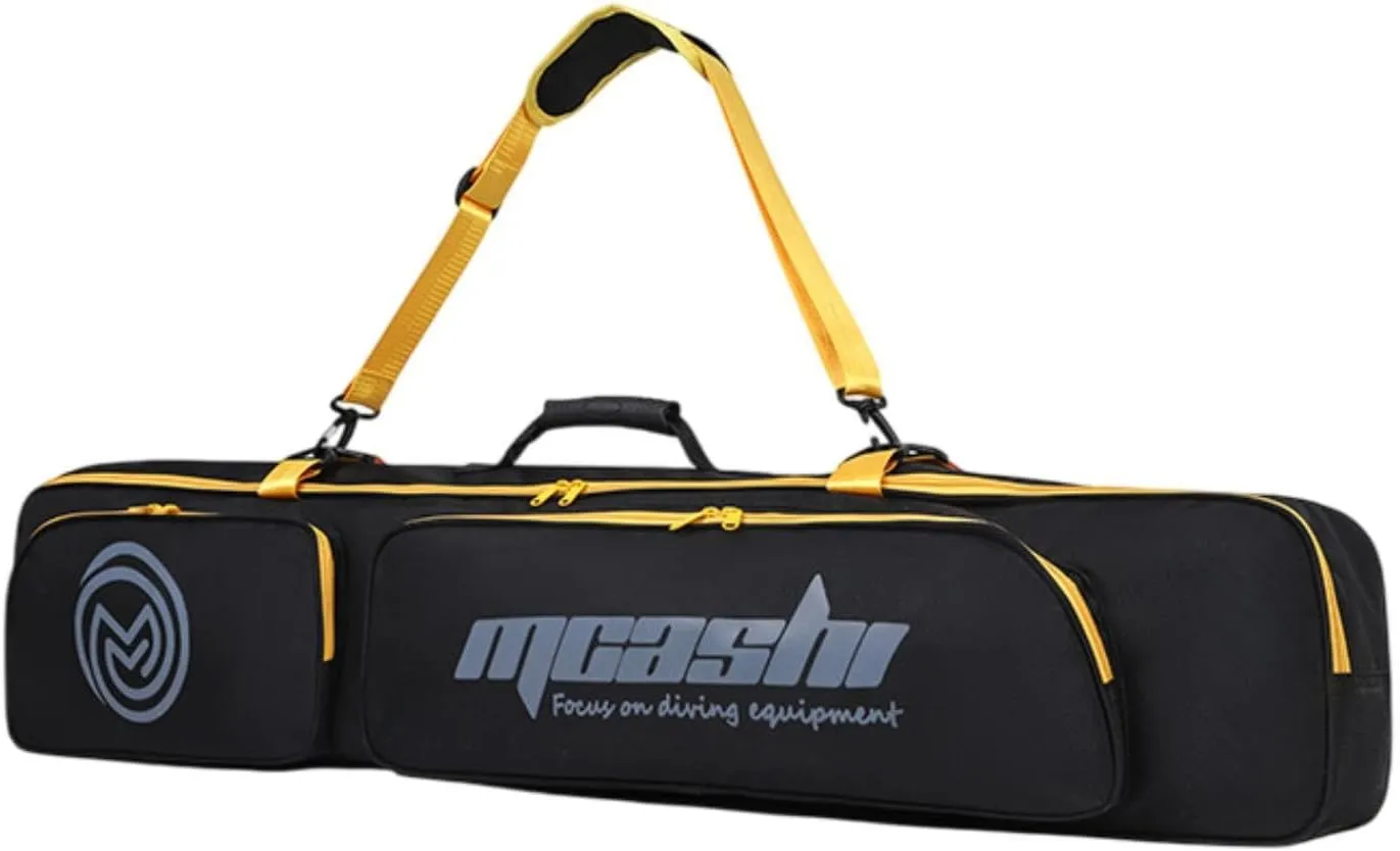 Long Fins Bag Scuba Gear Storage Adjustable Strap Heavy Duty Lightweight Flippers Bag Tote for Swimming Freediving Snorkeling
