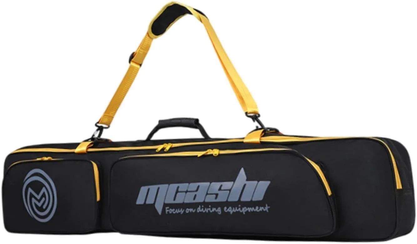 Long Fins Bag Scuba Gear Storage Adjustable Strap Heavy Duty Lightweight Flippers Bag Tote for Swimming Freediving Snorkeling