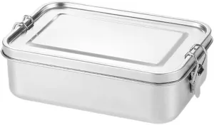 Lunch Box 850ML Camping Portable Square Stainless Steel Lunch Box 1PC(B)