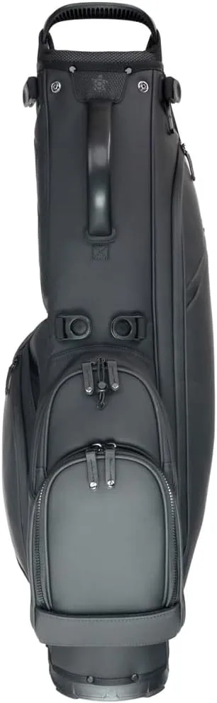 Lux Carry Bag - Collapsible and Water Resistant Golf Bag with Tommy-Clip Electronic Access & 360 Auto-Fit & Balance Strap System, 7.5” (Tar)