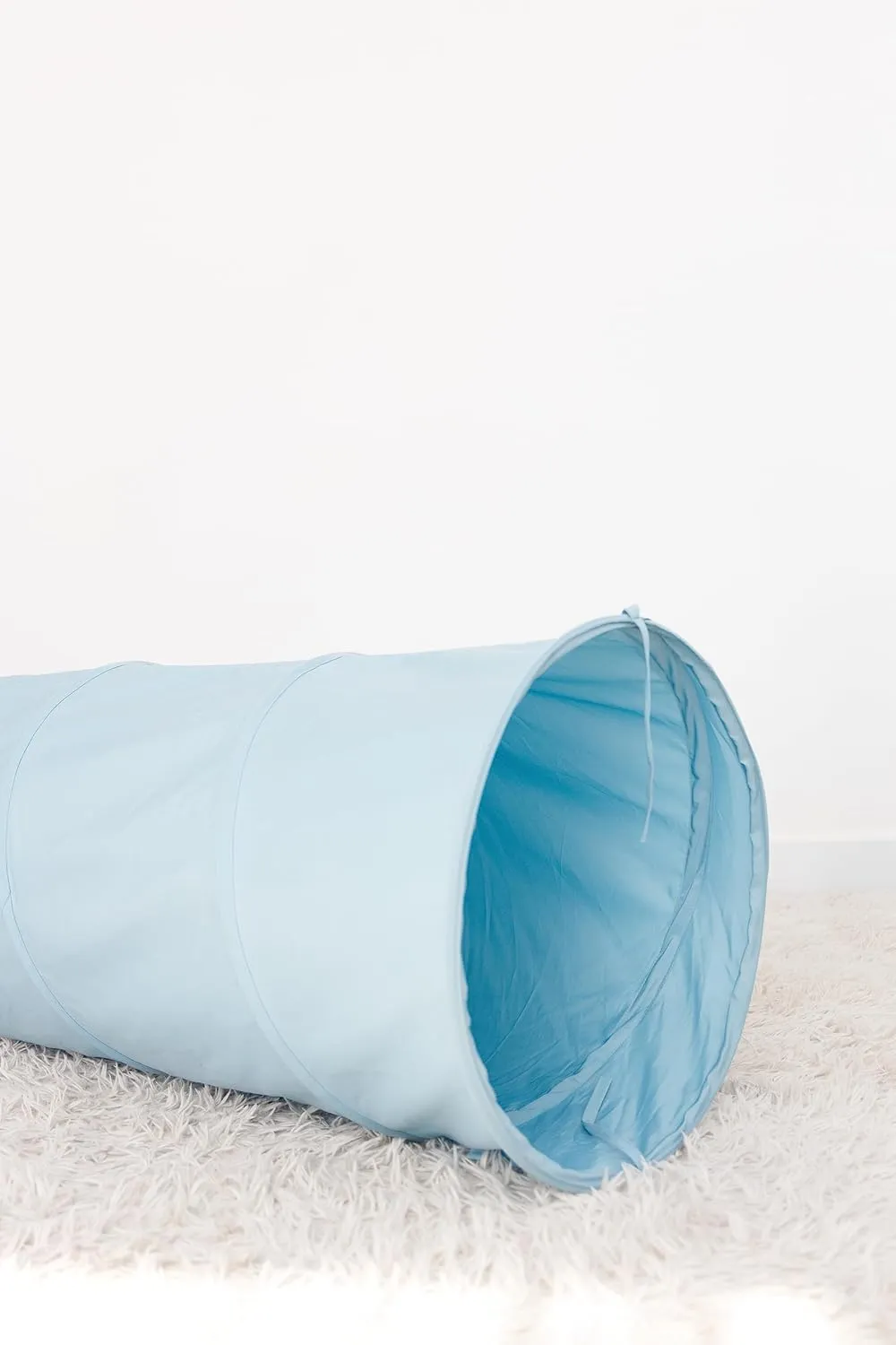 Lyla & Sage Play Co - Kids Play Tunnel - 6ft Pop Up Crawl Tunnel for Toddlers Babies - Collapsible Tunnel Toy Gift for Boy and Girl - Play Tunnel Tent Indoor & Outdoor (Light Blue/Ocean)